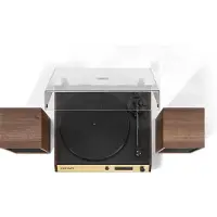Crosley C72 Turntable with Speakers Walnut