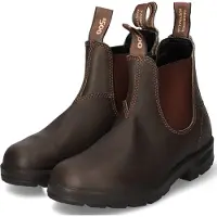 Blundstone 500 Femmes cuir côté élastique Bottines Marron foncé - 7,5 UK / Marron foncé