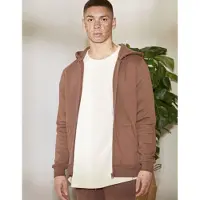 Build Your Brand Heavy Full Zip Sweatshirt Jaune S Homme