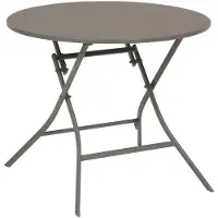 Hespéride Table De Jardin Ronde Greensboro 4 Places Café-