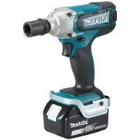 Makita Boulonneuse à chocs 18V 1/2" 190 Nm (2x3,0 Ah) en MAKPAC- DTW190RFJ