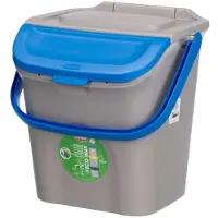 Stefanplast Poubelle pour déchets triés, 28 L, bleu