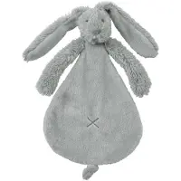 Happy horse Peluche Lapin gris Richie en tissu de câlin - - 25 cm - Mixte - Bébé
