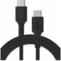 Green Cell CÂBLE USB-C / USB-C Greencell PowerStream 200 cm PD 100 W noir tressé