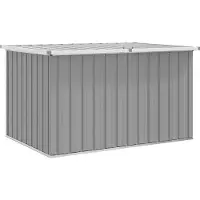 vidaXL Gartenbox Grau 149 x 99 x 93 cm