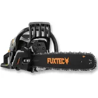 FUXTEC Tronçonneuse à essence FX-KS262 - Édition noire | Longueur de guide 60 cm | Longueur de coupe 51 cm| 5,2 kg | 61,5 cm³ | 2 temps | 550 ml | 2,85 kW