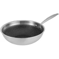 Resto WOK D28 H7.5CM/95349, Poêle + casserole, Argent