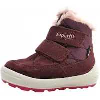 Superfit : Chaussures enfantines tendance, bottines pour les tout-petits, idéales pour apprendre à marcher, couleur rose, pour un usage quotidien
