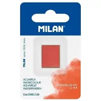 Milan Wassermelonenrote -Aquarellfarbe in einem Würfel
