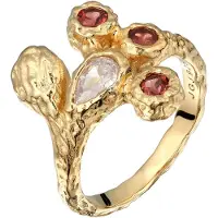 Elli Bague or / rouge