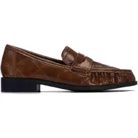 Xti pour femme. 14643003-CAMEL Mocassins 146430 marron (40), 1 à 3 cm, Aucun, Casuel, Classique