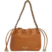 Pepe Jeans pour femme. PL0300035 Sac à main Georgia brown (OSFA), Marron, Casuel, Polyuréthane