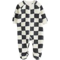 Next Barboteuse / body anthracite / blanc