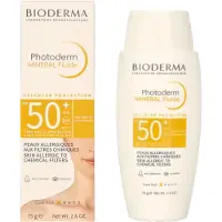 Bioderma Photoderm Mineral Fluid fluide protecteur sans filtres chimiques SPF 50+ 75 g