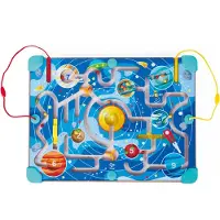 Hape Labyrinthe spatial et tableau Tangram 2 en 1