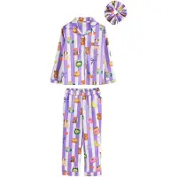 Next Pyjama 'Capybara' marron / jaune / violet clair / blanc