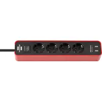 Brennenstuhl Multiprise Ecolor Usb 4 Prises Avec Interrupteur