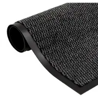vidaXL Paillasson rectangulaire 90 x 150 cm Anthracite132714