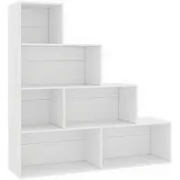 vidaXL Bibliothèque/Cloison Blanc 155x24x160 cm Bois d'ingénierie