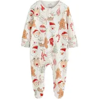 Next Pyjama marron / rouge / blanc