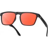 MowMow Lunettes de soleil sport 'Thor Sunglasses - Polarized - Men - Women - Black' orange