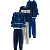 Next Pyjama bleu / bleu marine / gris chiné / blanc