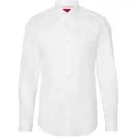 HUGO Kenno 10276637 Red Shirt Blanc 42 Homme