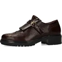 Manfield Chaussure basse brun foncé