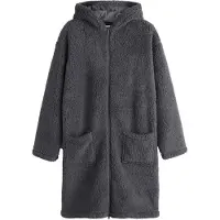 Next Peignoir long gris foncé