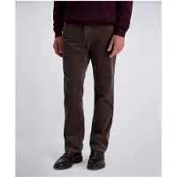 Pierre Cardin Regular Fit Pantalon en tissu noir, Faux uni