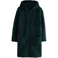 Next Peignoir long vert foncé
