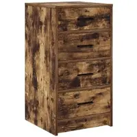 vidaXL Buffet chêne fumé 40 x 41 x 75 cm Bois composite