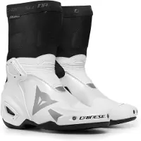 Dainese Axial 2 S26, bottes ,Blanc/Argent/Noir ,43