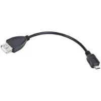 Lanberg usb micro-B M USB-A F 2.0 cable