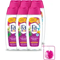 Fa Pflege 6 flacons de gel douche et shampooing "Fa Kids Underwater Fantasy" - 250 ml - Coffret économique - 6 pièces
