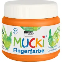 Mucki C.Gouache aux doigts "MUCKI", orange, 150 ml, a base