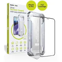 Mobile Origin Screen Guard Schutzglas für Apple iPhone 12 Pro mit Applikator (1 pcs, Apple iPhone 12, Apple iPhone 12 Pro), Téléphone portable : film de protection, Noir, Transparent