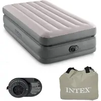 Intex Air Bed Prime Comfort Elevated Twin Single 99 x 191 x 51 cm 64162