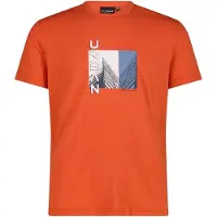 CMP 39t7527 Short Sleeve T-shirt Orange M Homme
