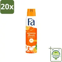 Fa Pflege 20 sprays déodorants Fa Empowering Moments - 150 ml - Pack économique - 20 pièces
