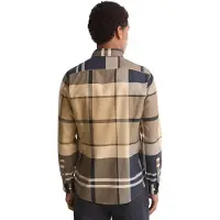 Barbour pour homme. MSH4980 Chemise Dunoon Tartan Tailored beige (L), Casuel, Multicolore, Coton, Manche longue