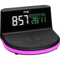 TFA-Dostmann TFA - Réveil numérique avec station de recharge sans fil CHARGE-IT WIRELESS - 60.2028.01