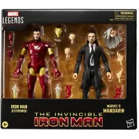 Hasbro Pack De Figurines Marvel Iron Man (extremis) &amp; Mandarin