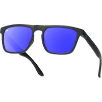 MowMow Lunettes de soleil sport 'Thor Sunglasses - Polarized - Men - Women - Black' bleu