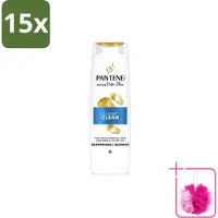 Pantene 15 flacons de shampooing Pro-V Classic Clean, 250 ml, lot économique - 15 pièces