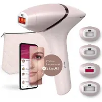 Philips Épilateur BRI976/00 IPL à impulsions intenses pour poils clairs, rose