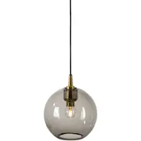 BELID Gloria Pendant Lamp Ø 19 cm | Brass|Smoked Glass