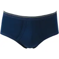 Calida Slip 'Twisted Cotton' noir chiné