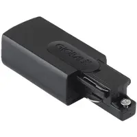 BELID Global 1-Phase Track Accessories End Feed GB12 | Flat Black