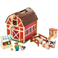 Hape Happy Farm Playset Educational Toy Multicolore Enfants